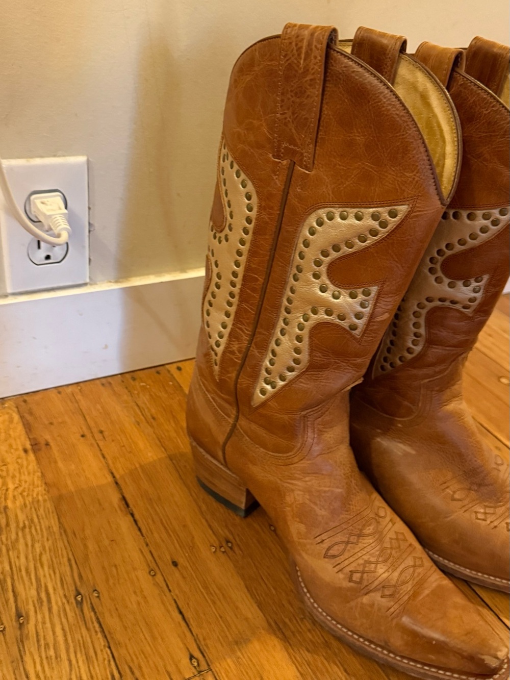 Rare vintage daisy duke Frye cowboy boot Leather - Picture 4 of 4